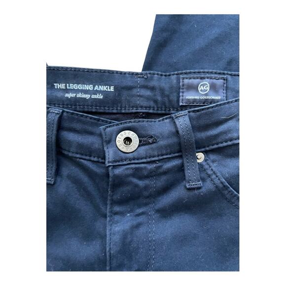 New ~ AG ADRIANO GOLDSCHMIED ~ The Legging ankle Jean ~ Blue Night ~ 25R - Picture 6 of 7